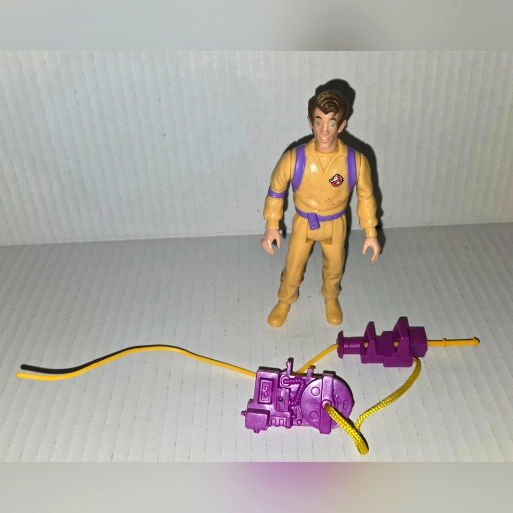 Kenner Real Ghostbusters Slimed Heroes Peter Venkman with proton pack
